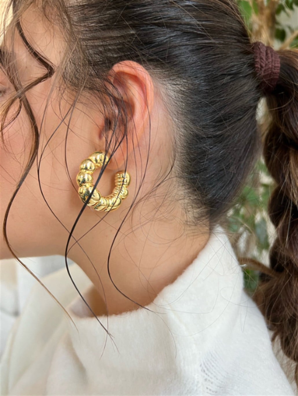 Bubble Küpe 925 Ayar Gümüş