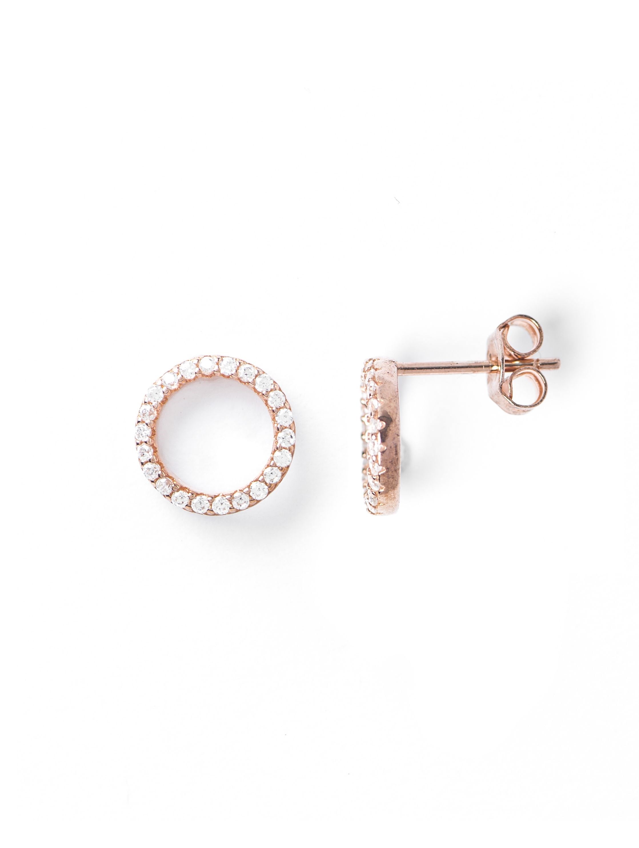 Circle Diamond 925 Ayar Gümüş