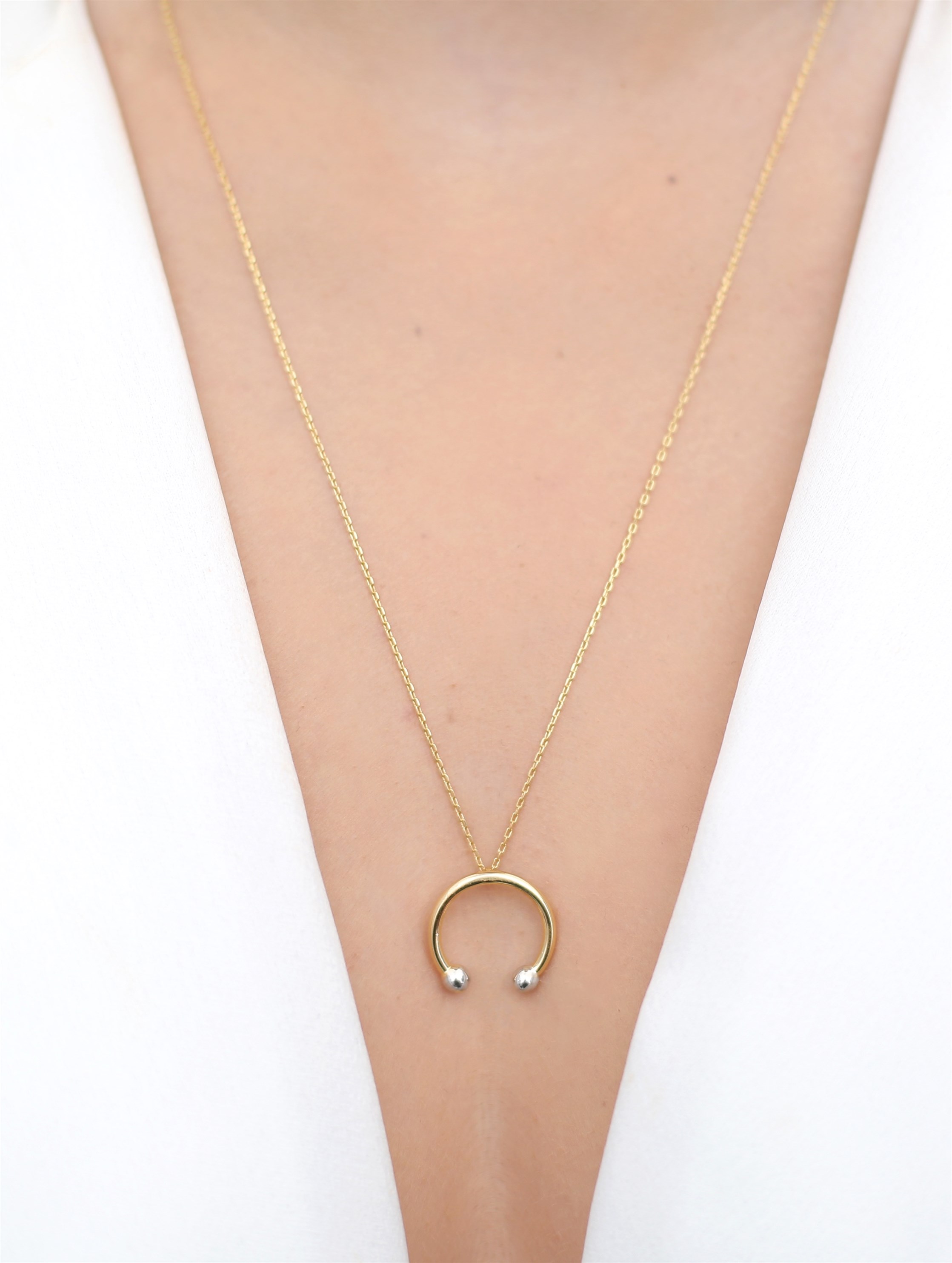 Moon Kolye 925 Ayar Gümüş