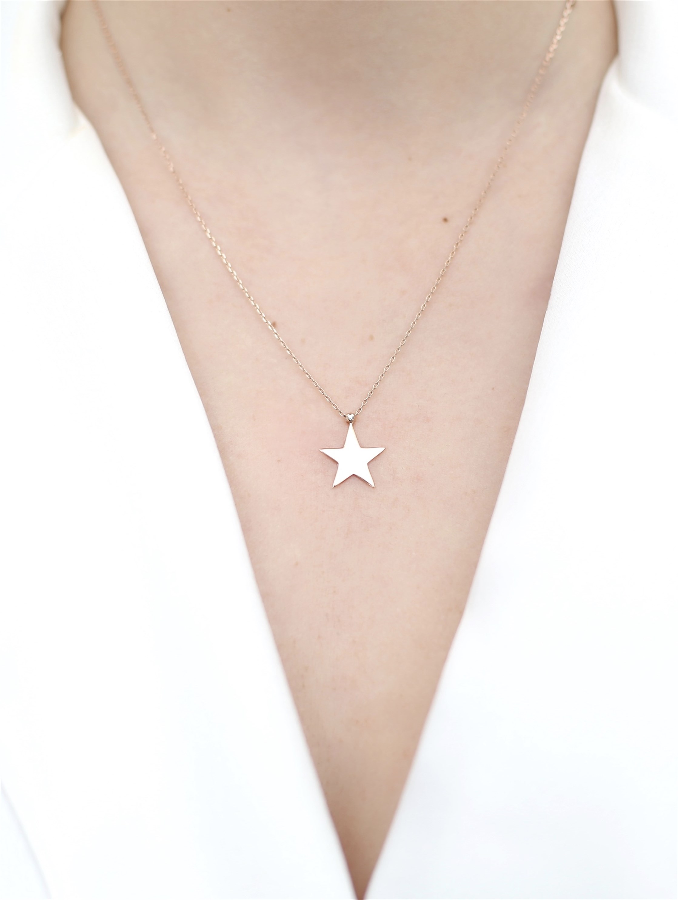 Yıldız Kolye 925 Ayar Gümüş