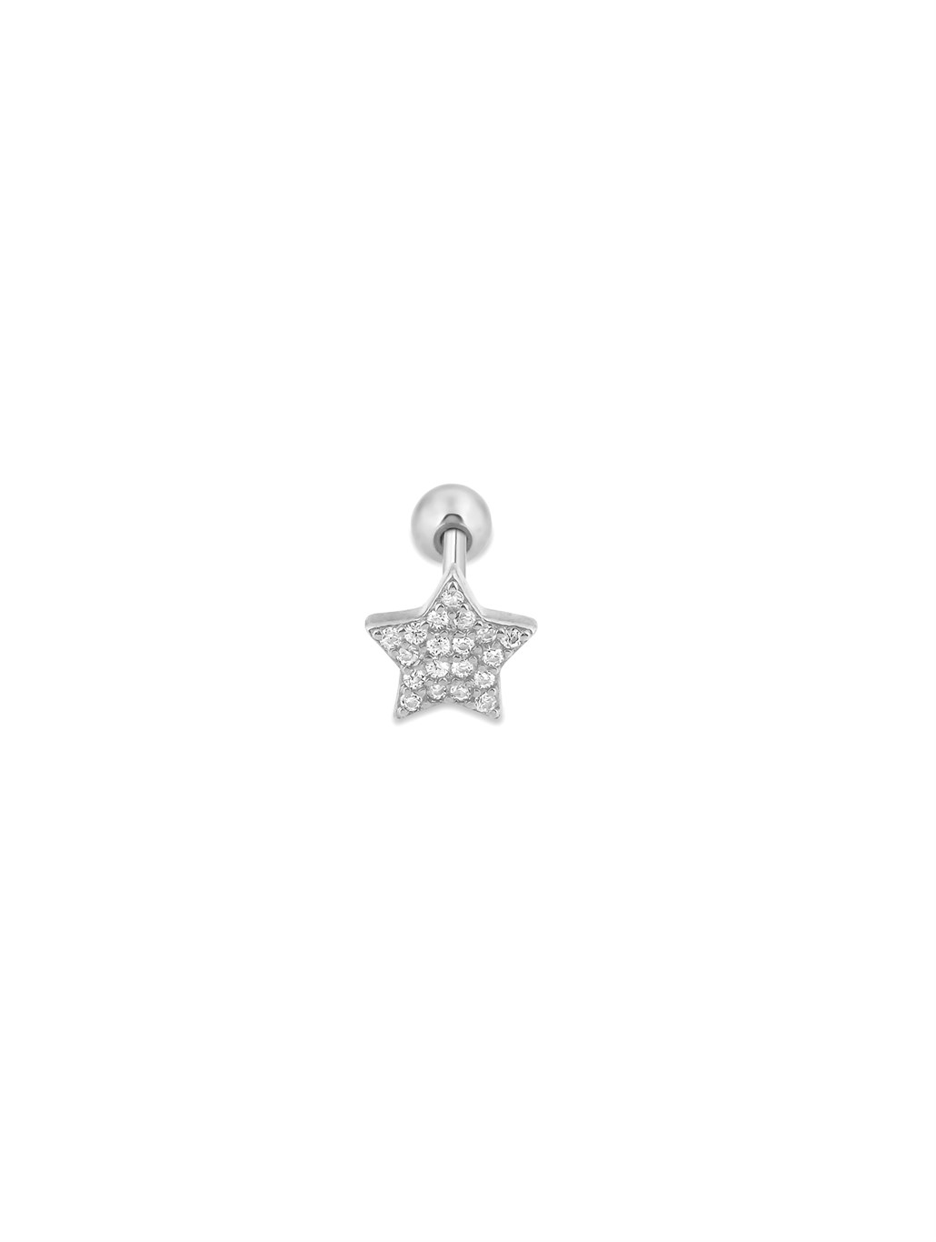 Yıldız Piercing 925 Ayar Gümüş