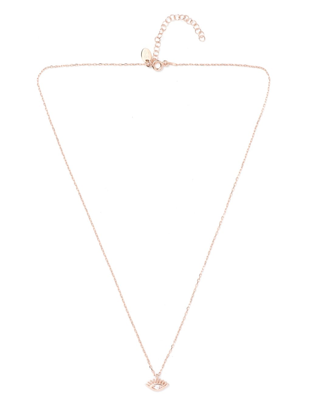 Beyaz Göz Kolye 925 ayar gümüş