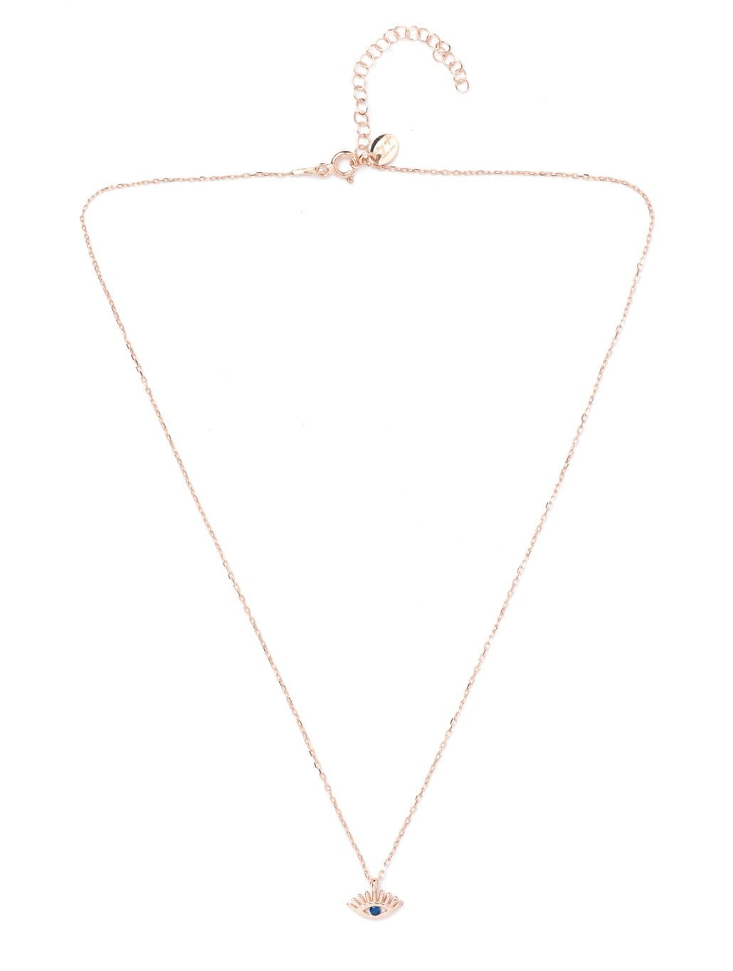 Lacivert Göz Kolye 925 ayar gümüş