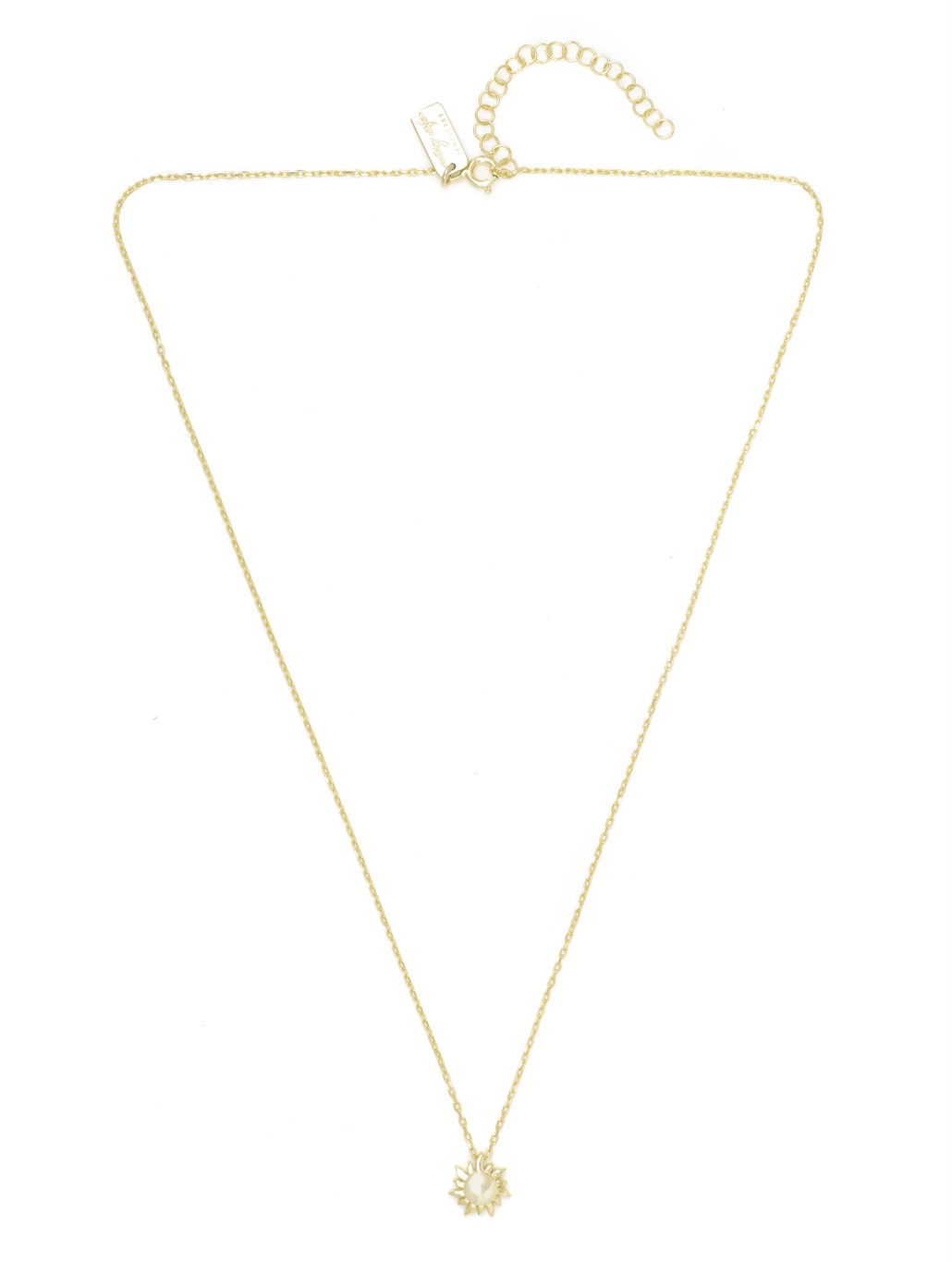 Mini Güneş Kolye 925 Ayar Gümüş