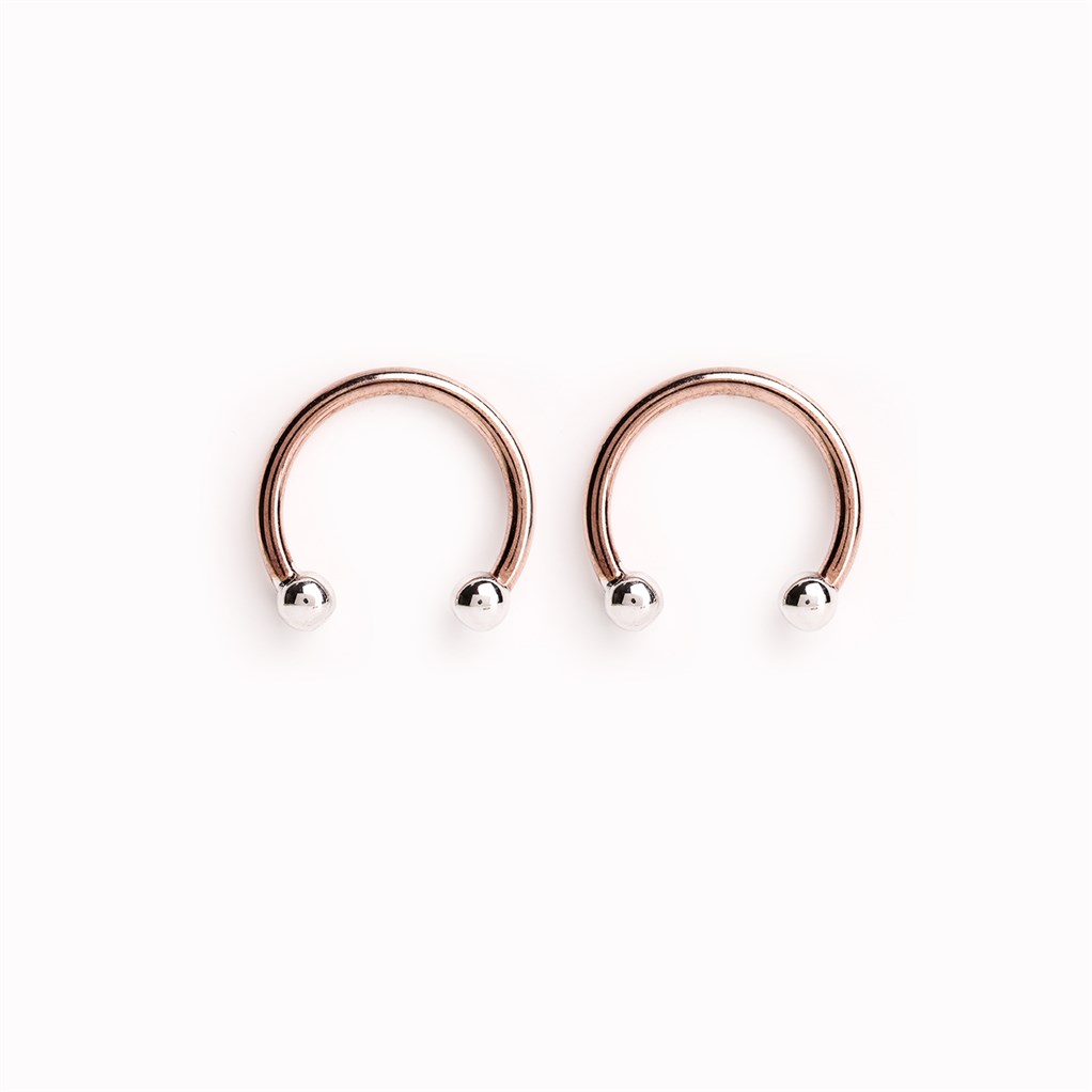 Moon Küpe 925 Ayar Gümüş