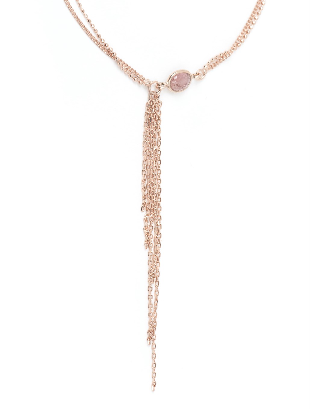 Rose Quartz Halhal 925 Ayar Gümüş