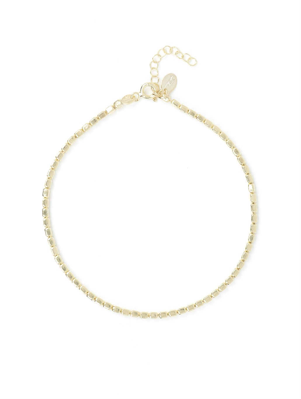 Taşlı Halhal 925 Ayar Gümüş