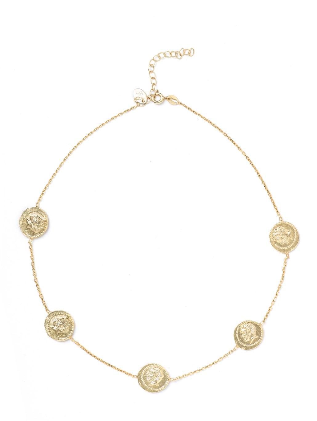 Vintage Coin Choker 925 ayar gümüş