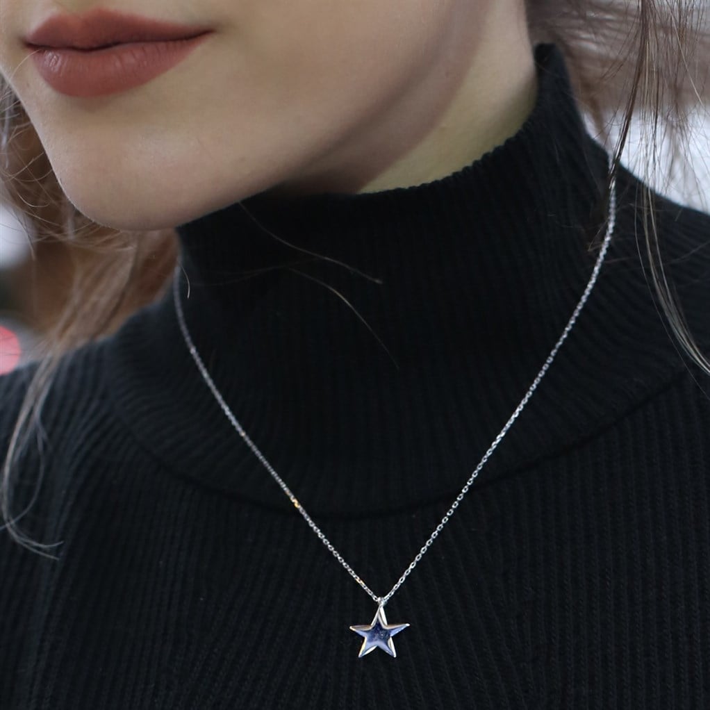 Yıldız Kolye 925 Ayar Gümüş
