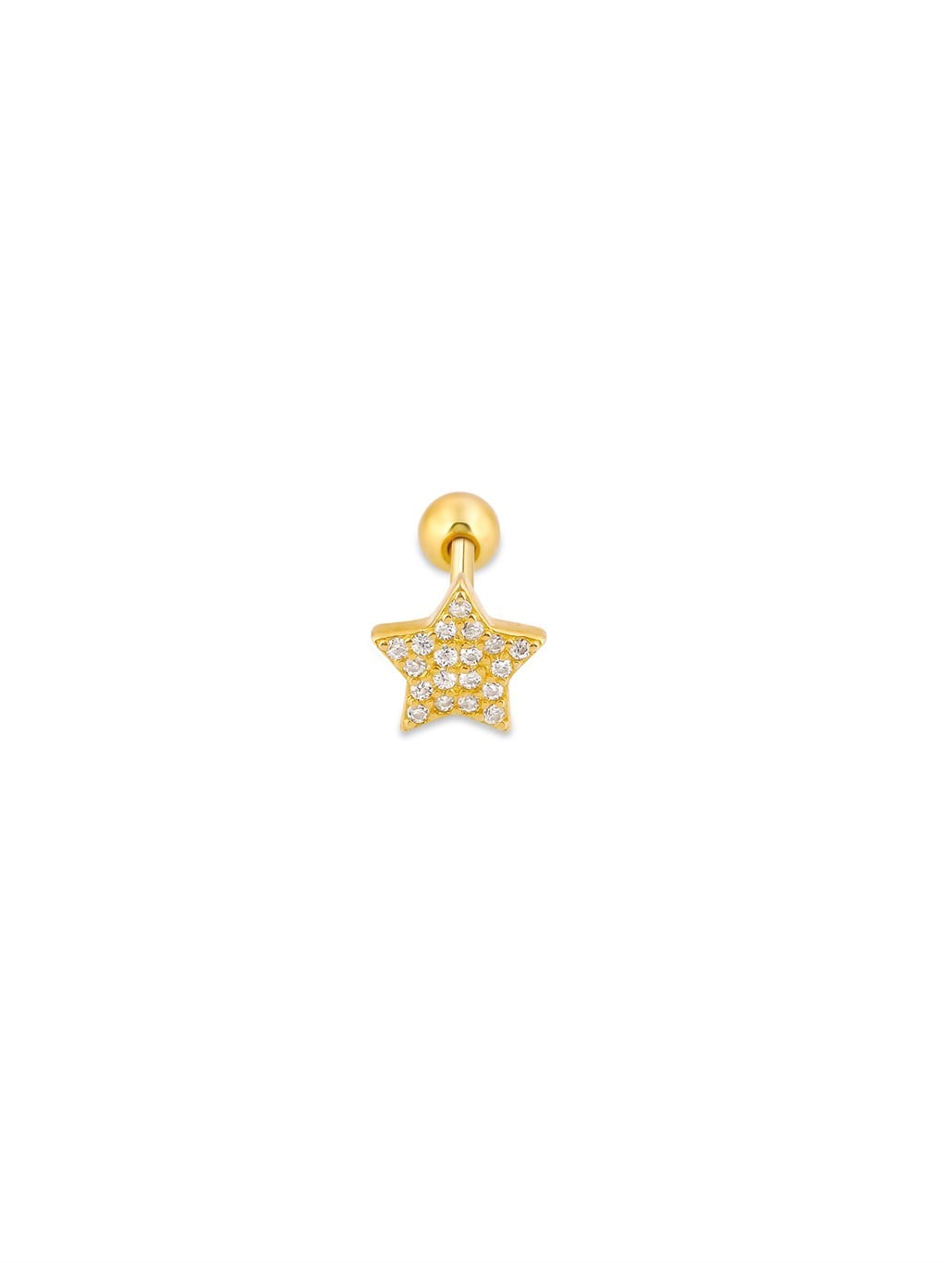 Yıldız Piercing 925 Ayar Gümüş