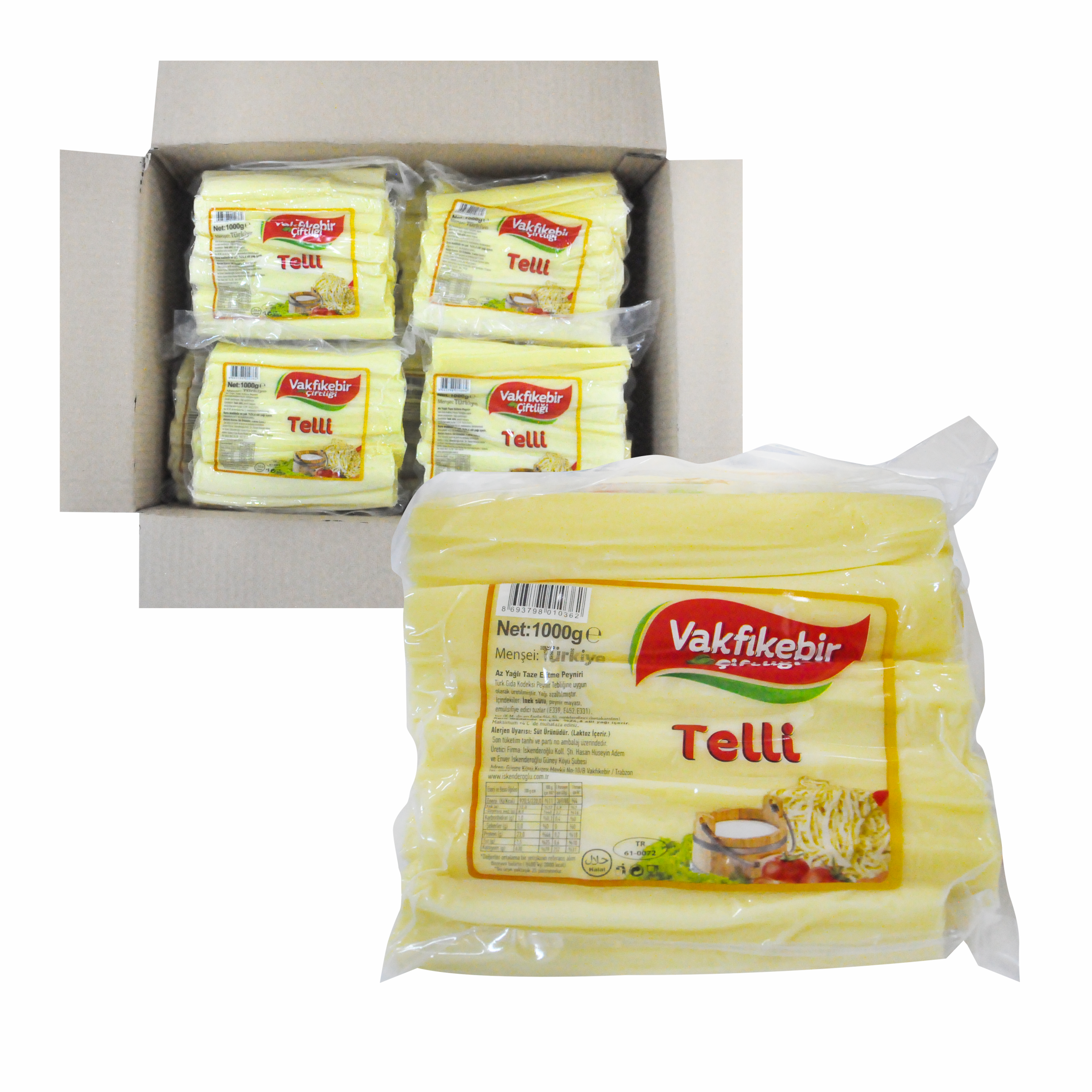 Vakfıkebir Çiftliği Telli Peynir 1000 Gr.