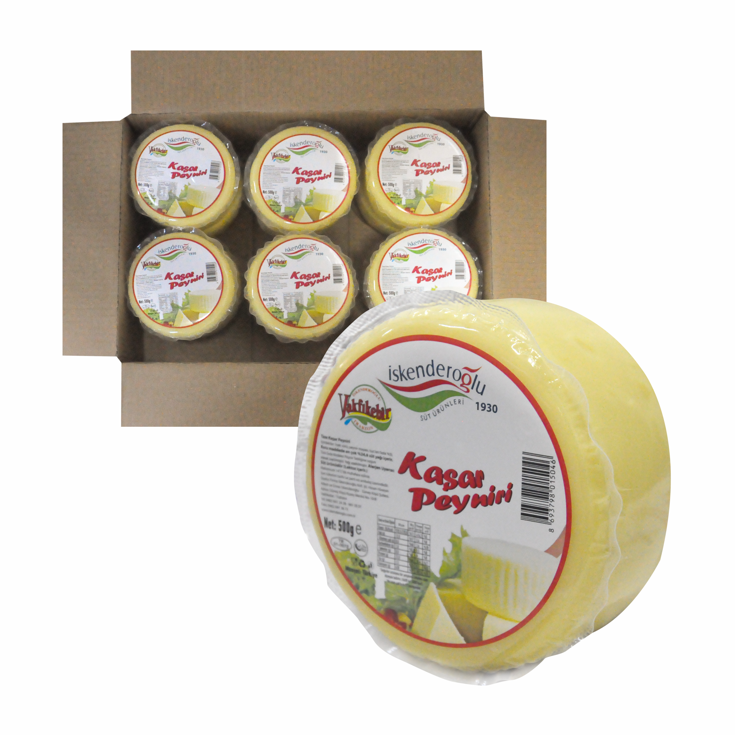 İskenderoğlu Kaşar Peynir 500 Gr.