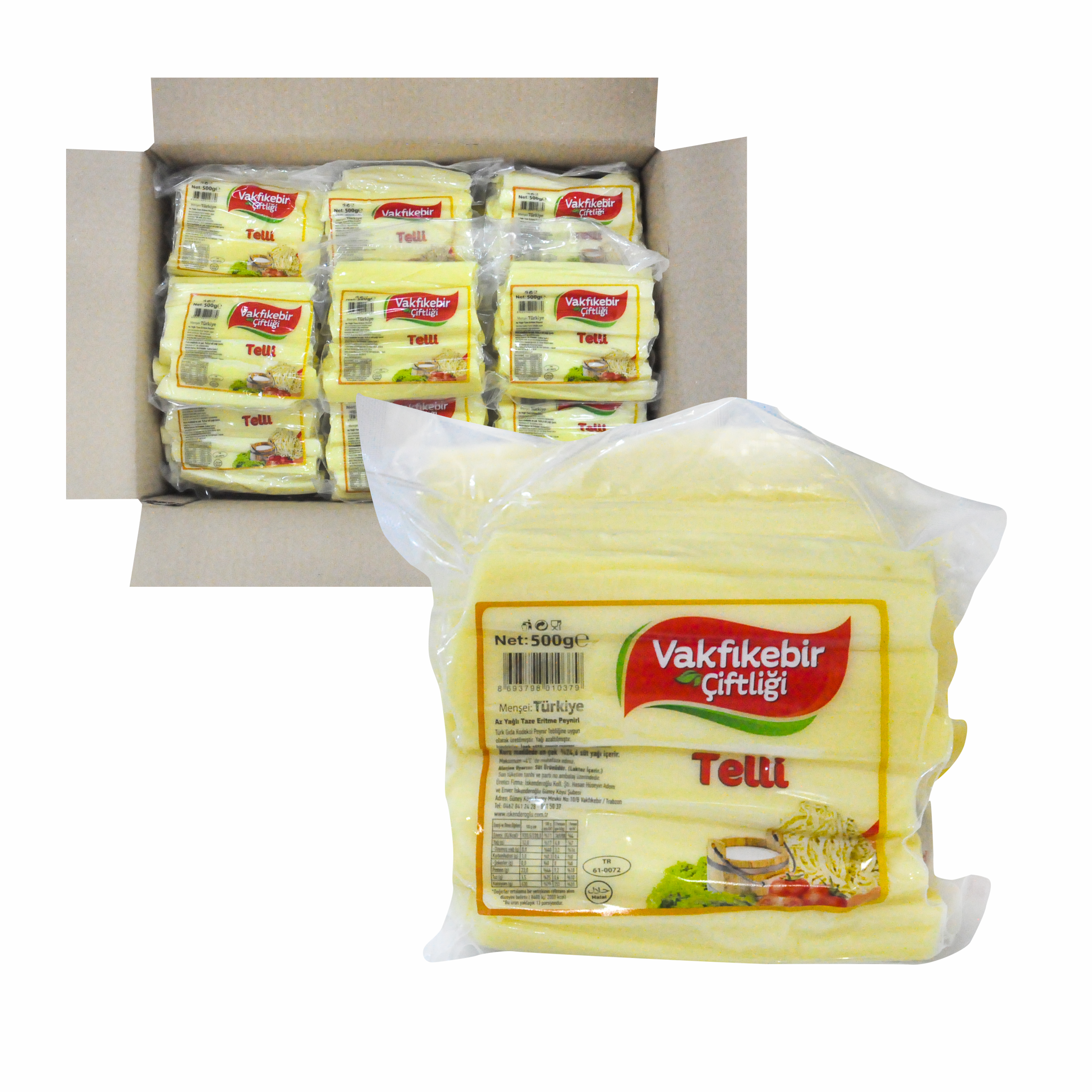 Vakfıkebir Çiftliği Telli Peynir 500 Gr.