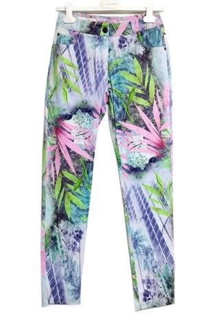 ALMARWAH YAPRAK DESENLİ PANTOLON