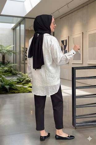 CEREMONY BASKI VE İŞLEME DETAYLI GÖMLEK