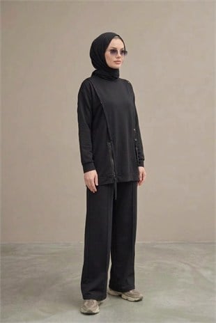 Ceremony Fermuar Aksesuarlı Pantolonlu Takım