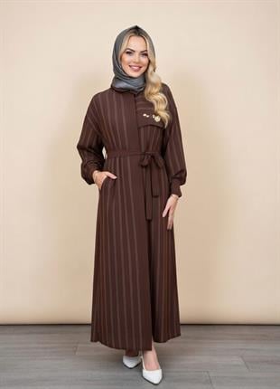 Ceremony İstiridye İşlemeli Miranda Elbise