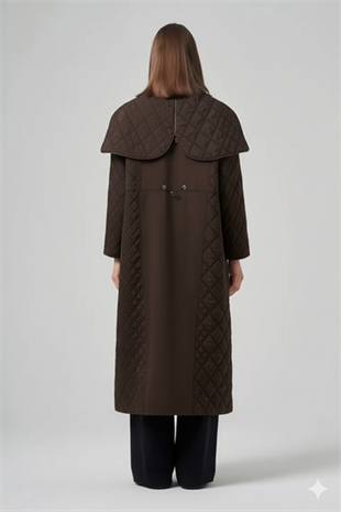 CEREMONY KAPÜŞONLU FERMUAR DETAYLI BAKLAVA KAPİTÖNE KAP