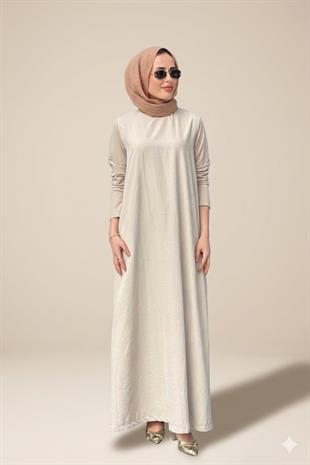 CEREMONY KOLLARI BAMBU DETAYLI ELBİSE