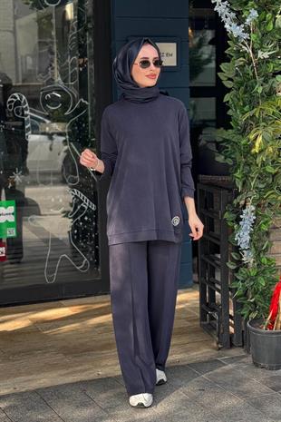 CEREMONY ÖNÜ NERVÜRLÜ TEN CEL LYOCELL ÖRME BOL PAÇA PANTOLON