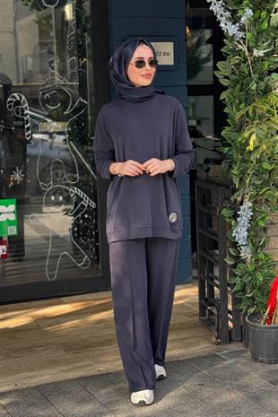 CEREMONY LOGO İŞLEMELİ TEN CEL LYOCELL SWETSHORT