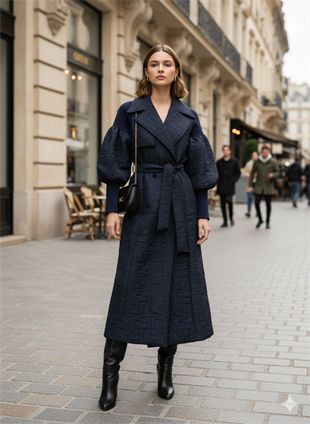 CEREMONY OMUZLARI RİBANA DETAYLI BELDEN KUŞAKLI KAP