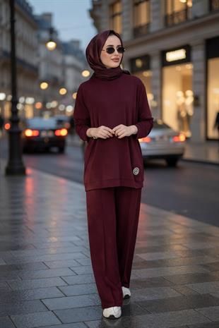 CEREMONY ÖNÜ NERVÜRLÜ TEN CEL LYOCELL ÖRME BOL PAÇA PANTOLON