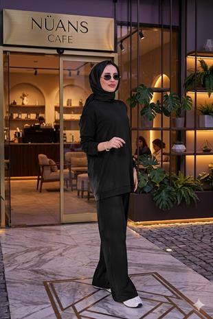 CEREMONY ÖNÜ NERVÜRLÜ TEN CEL LYOCELL ÖRME BOL PAÇA PANTOLON