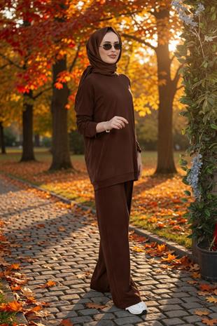 CEREMONY ÖNÜ NERVÜRLÜ TEN CEL LYOCELL ÖRME BOL PAÇA PANTOLON