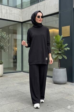 CEREMONY ÖNÜ NERVÜRLÜ TEN CEL LYOCELL ÖRME BOL PAÇA PANTOLON