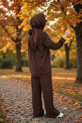 CEREMONY ÖNÜ NERVÜRLÜ TEN CEL LYOCELL ÖRME BOL PAÇA PANTOLON