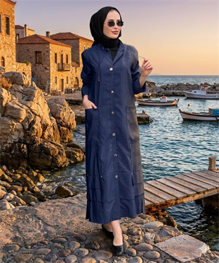 CEREMONY YAKASI BACIKLI ÖNDEN ÇITÇITLI SAFARİ KAP