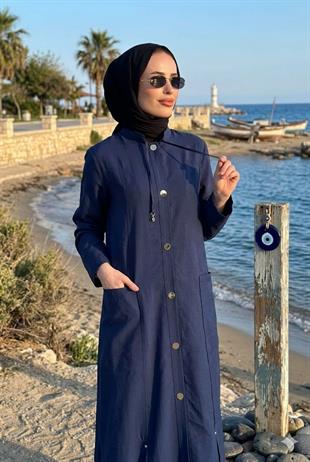 CEREMONY YAKASI BACIKLI ÖNDEN ÇITÇITLI SAFARİ KAP