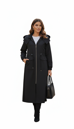 CEREMONY YANLARI ÇELİK GARNİLİ NELDEN BÜZGÜLÜ FERMUARLI DUBAİ KAP