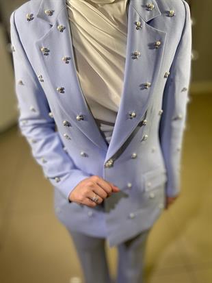 CLİO İNCİLİ TAŞLI BLAZER TAKIM