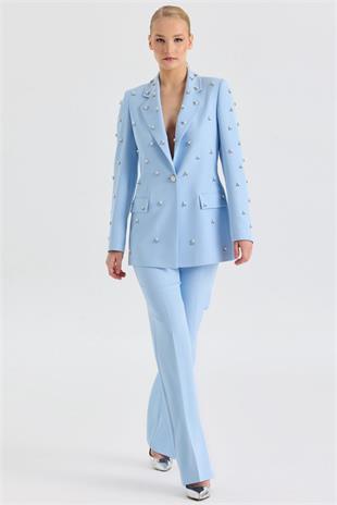 CLİO İNCİLİ TAŞLI BLAZER TAKIM