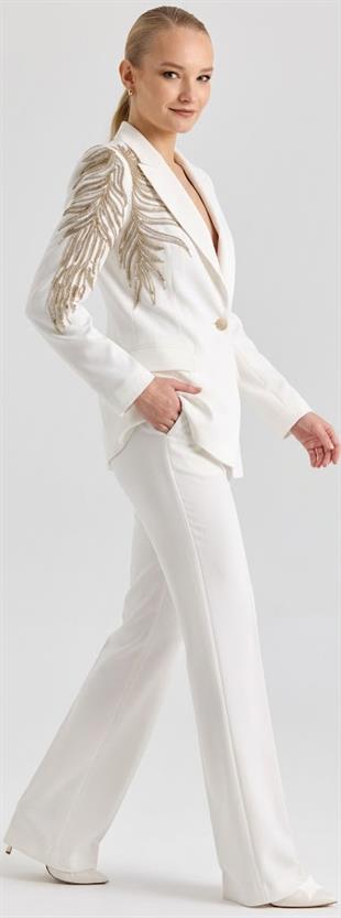 CLİO KOLLARI PUL PAYET KREP TAKIM ELBİSE