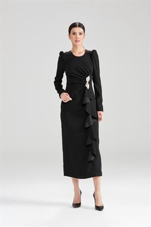 CLİO KREP KUMAŞ ELBİSE