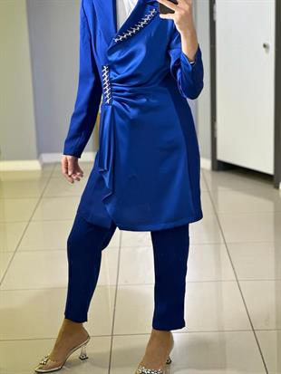 CLİO ÖNÜ TAŞLI CEKET PANTOLON TAKIM