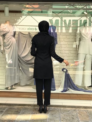 CLİO ÖNÜ TAŞLI CEKET PANTOLON TAKIM