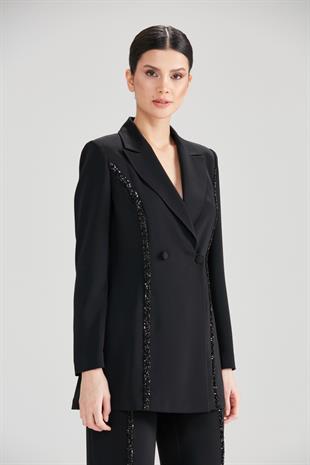 CLİO PAÇASI PLİSELİ KRAVUZE KREP TAKIM ELBİSE