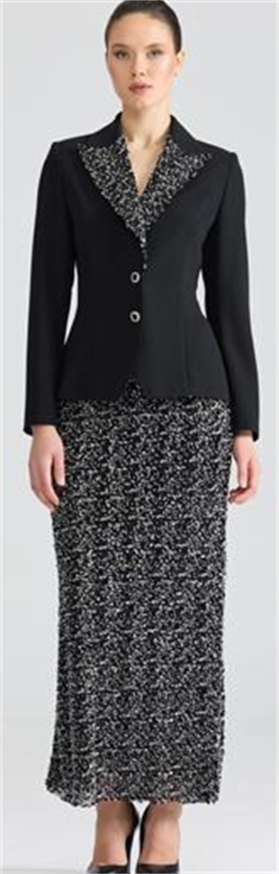 CLİO PUL PAYET ETEKLİ KREP TAKIM ELBİSE