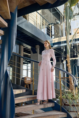 JAMİLA SARAH KREP KARMEN DRESS ABİYE ELBİSE