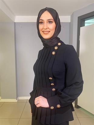JAMİLA SARAH KREP KUMAŞ ETEKLİ SÜHER TAKIM