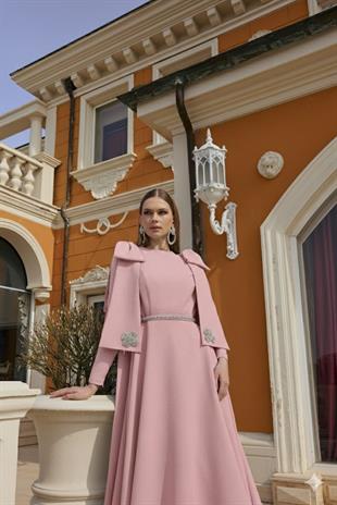 JAMİLA SARAH KREP KUMAŞ HÜLYA ELBİSE 