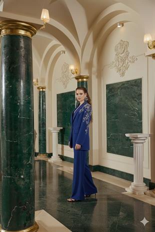 JAMİLA SARAH KREP KUMAŞ TAŞLI ZEYLAN TAKIM