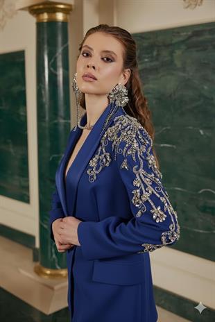 JAMİLA SARAH KREP KUMAŞ TAŞLI ZEYLAN TAKIM