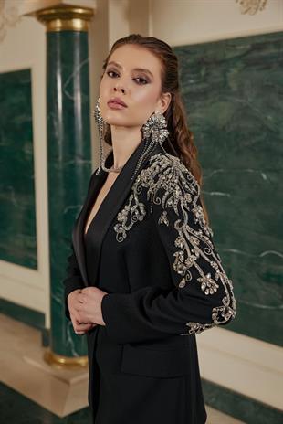 JAMİLA SARAH KREP KUMAŞ TAŞLI ZEYLAN TAKIM