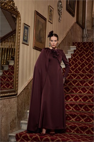 JAMİLA SARAH KREP MİA DRESS ABİYE ELBİSE