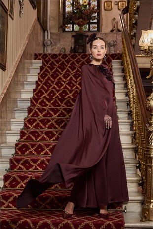JAMİLA SARAH KREP MİA DRESS ABİYE ELBİSE